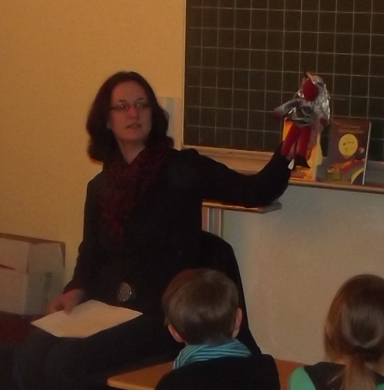 Lesung 2013 - in einer Grundschule mit LUZIFEE