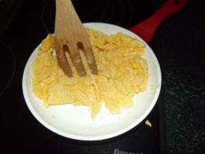 Rührei fertig