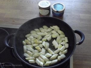Spargel in Olivenöl und Butter angebraten ist für mich die schmackhafteste Verarbeitung von Spargel.