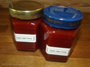 Tomaten-Ingwer-Chutney (oder Konfitüre - egal - Hauptsache es schmeckt!)