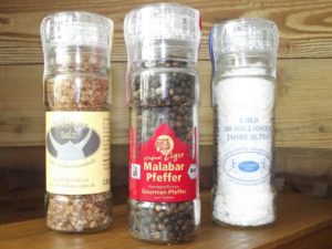 Rauchsalz, Pfeffer und Salz ... außergewöhnliches. 
