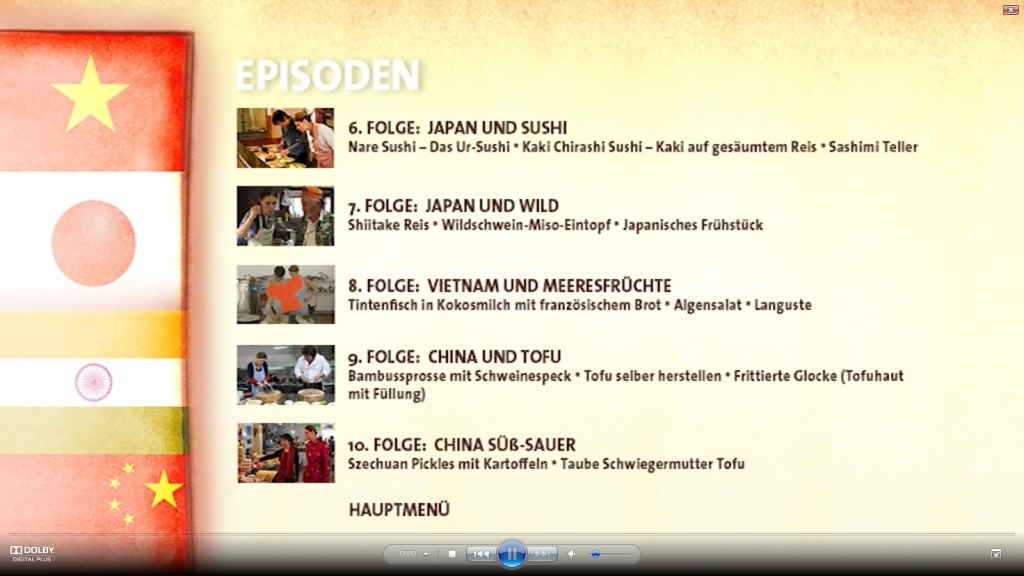 Screenshot DVD 2 »Die kulinarischen Abenteuer der Sarah Wiener in Asien«