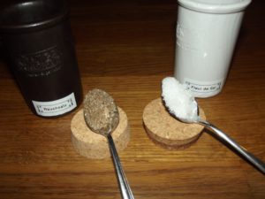 Rauchsalz und Fleur de Sel - beides tolle Salze.