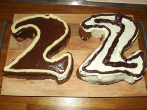 Geburtstagskuchen: 22