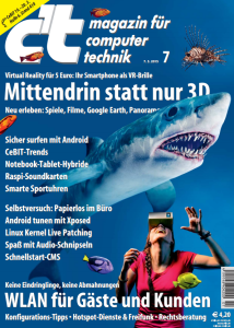 Cover: c't Ausgabe 7 / 2015