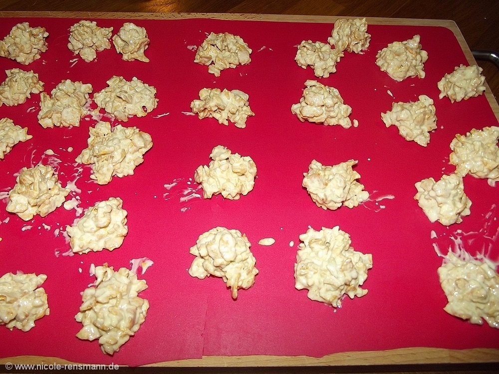 Knusper-Pralinen in weiß ...