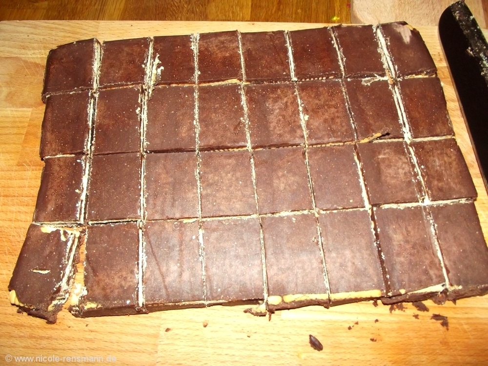 Kalter Hund in der Brownieform - klein, eckig und nicht so mächtig.