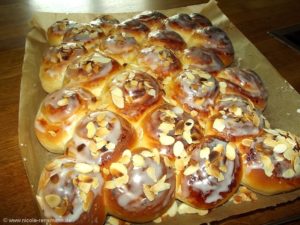 Superfluffig und nur mit süßem Überzug. Lecker!