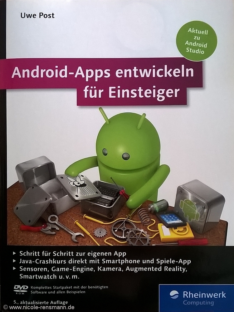 Cover: "Android-Apps entwickeln für Einsteiger" von Uwe Post / Rheinwerk Verlag