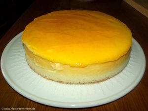 Lemon Cheescake mit Lemon-Curd-Topping