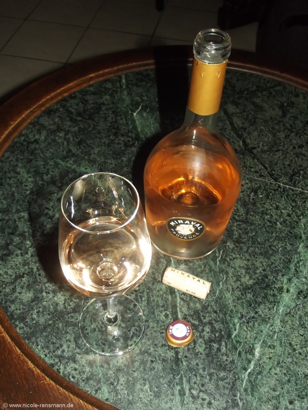 Miravel Rosé vom Weingut JoliePitt & Terrin