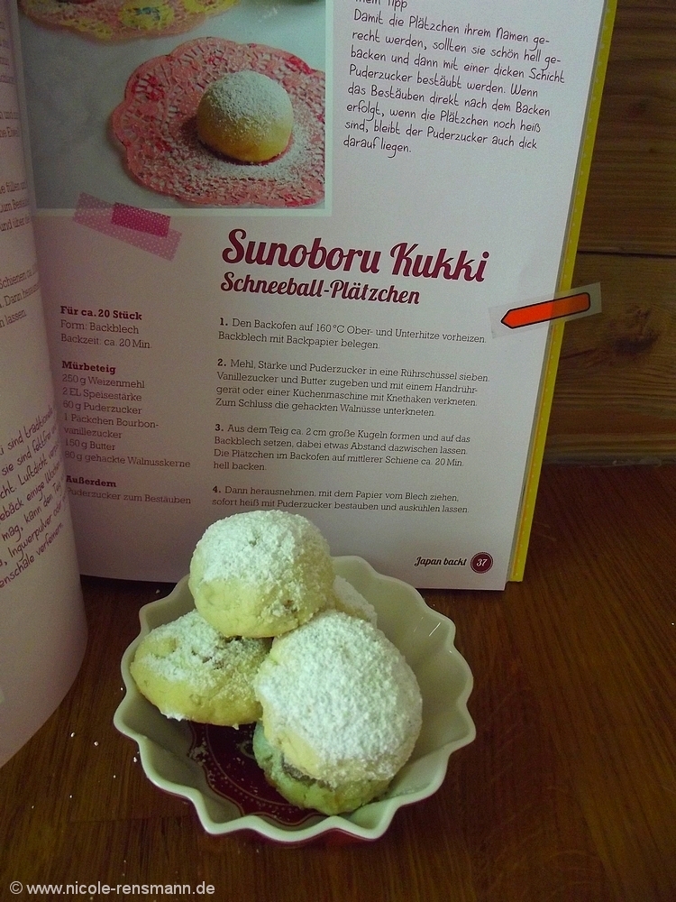 Schneeball-Plätzchen, schnell gemacht, noch schneller gegessen.