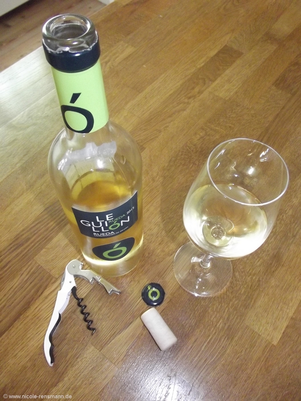 Einem geschenkten Wein ... Leguillón Rueda Bodegas Mocen 2015