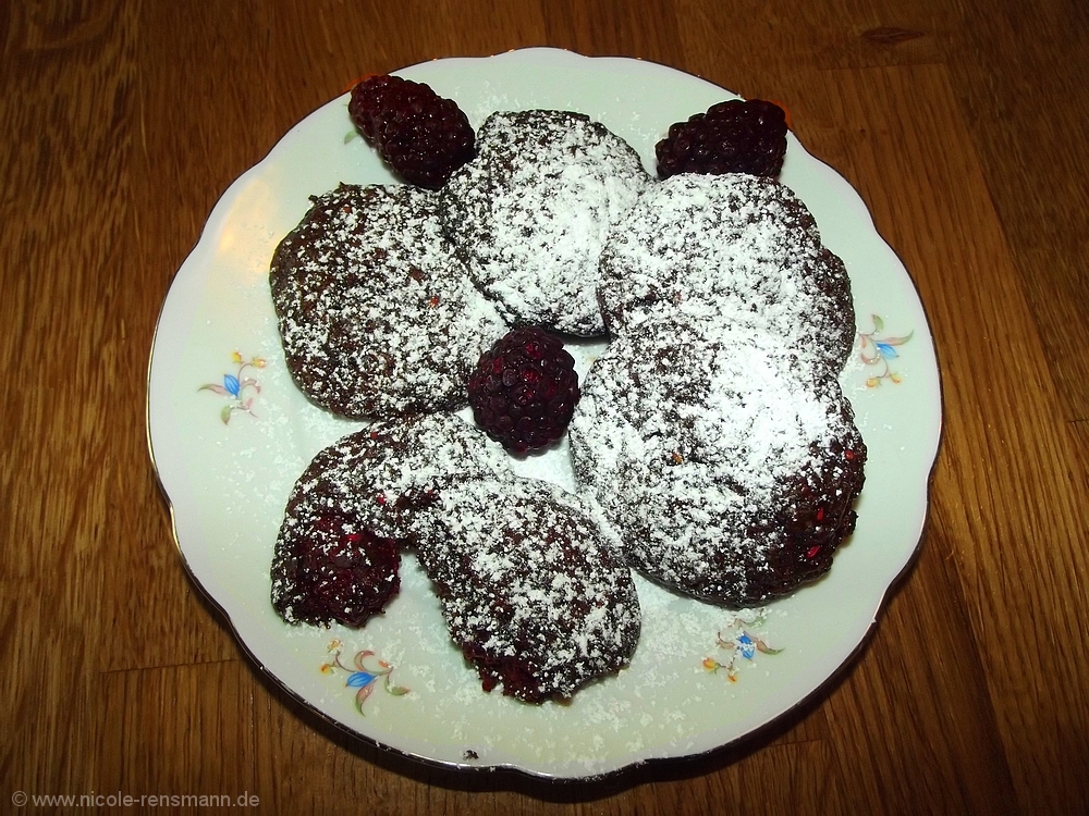 Schoko-Brombeer-Cookies