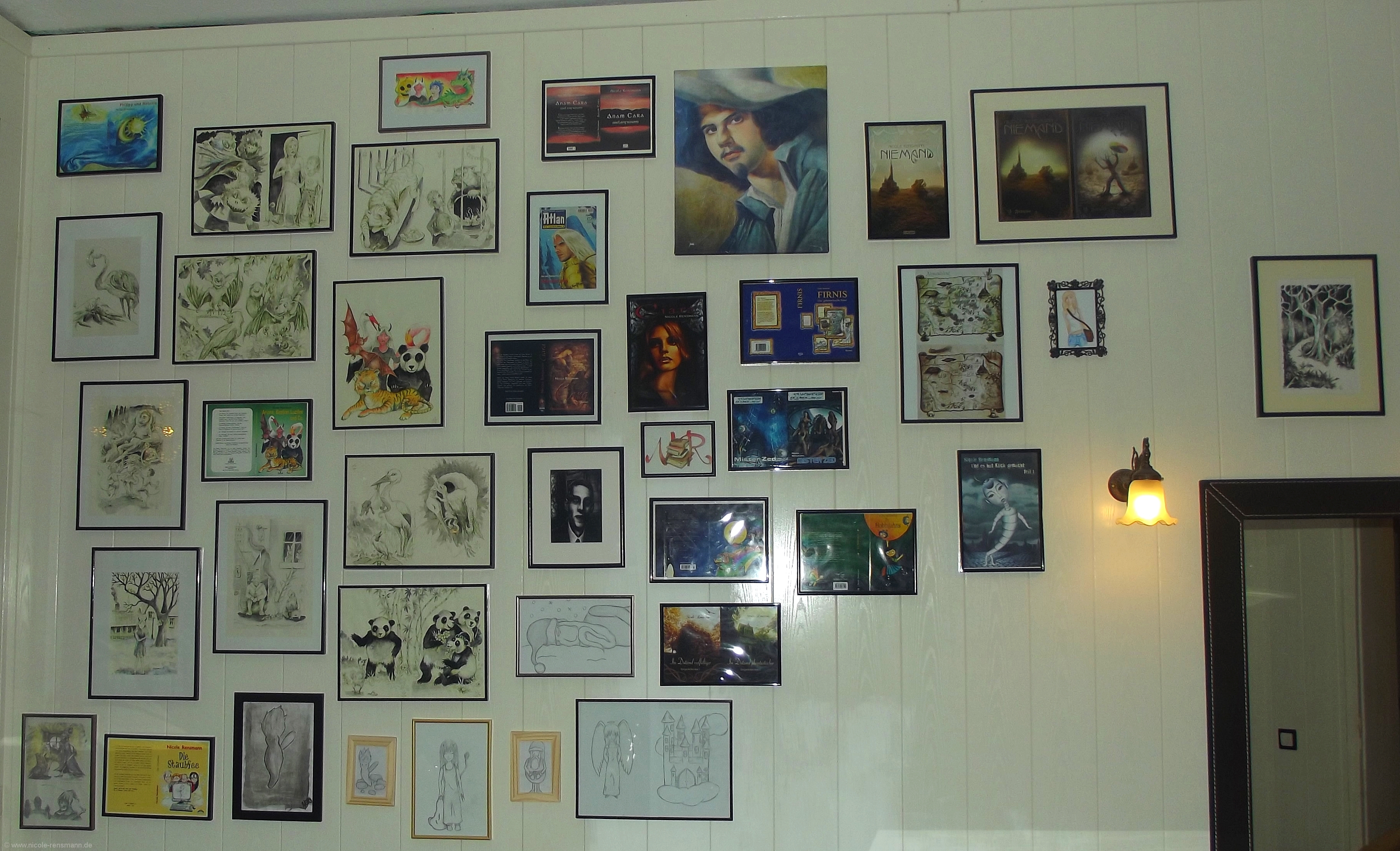 Bilderwand von A wie Ariane bis Z wie Mister Zed