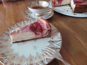 Käse-Himbeer-Kuchen
