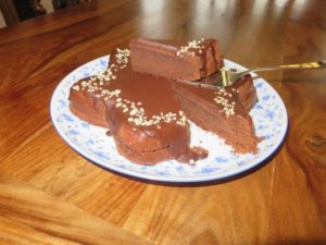 Sacher-Stern mit Ananas-Gin-Konfitüre